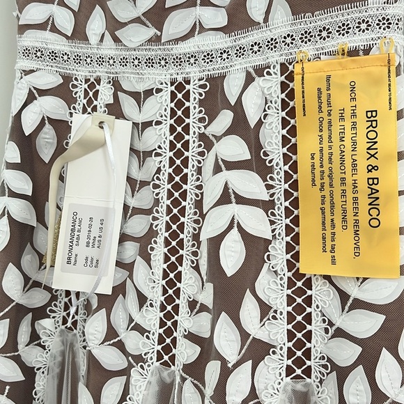 Bronx and Banco White Lace Midi Dress - Picture 8 of 13